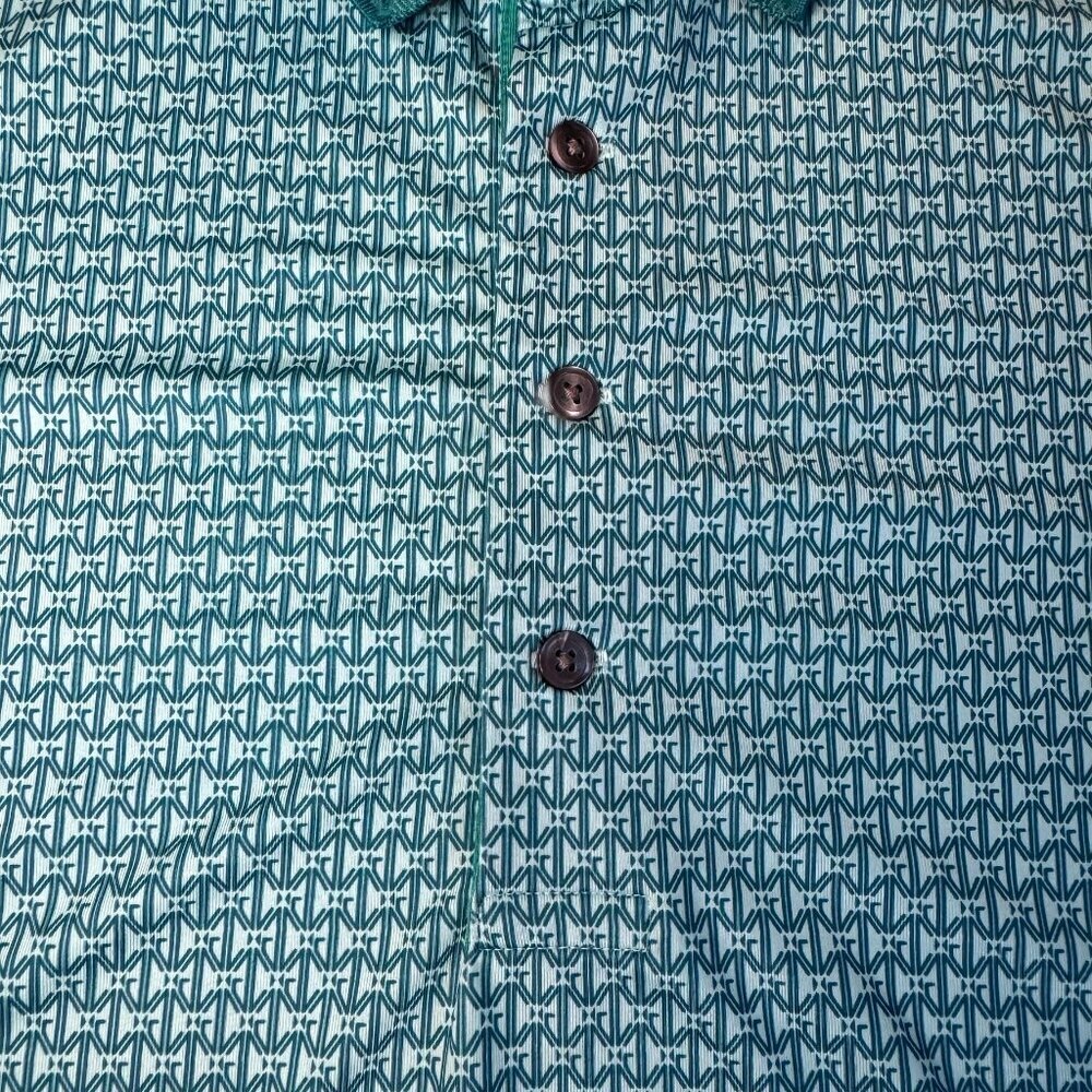 Greyson "Eagle Vail Golf Club" teal polo size large - Picture 7 of 7